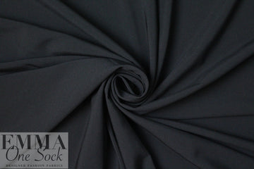 stretch woven lining - black 1.375 yds