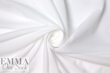stretch woven lining - diamond white