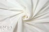 Italian poly/silk/elastane stretch organza - ivory