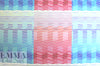 NY designer 3-D ombre' stretch cotton pique'