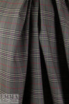 NY designer stretch yarn dyed plaid - camel/black/etc. 1.875 yd
