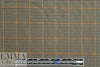 NY designer stretch yarn dyed plaid - camel houndstooth .625 yds