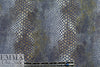 Italian python over-printed high-fashion stretch denim 1.125 yds