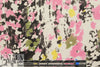 Italian printed stretch sateen rainwear - pink 2.375 yds