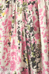 Italian printed stretch sateen rainwear - pink 2.5 yd