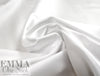 cotton/nylon stretch poplin shirting - white 1 yard