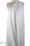 cotton/nylon stretch poplin shirting - white 2.75 yd