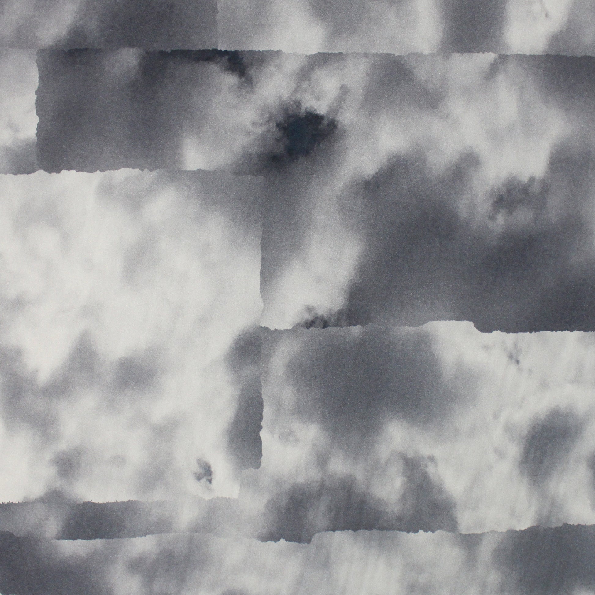 deadstock 'cloud collage' stretch silk charmeuse