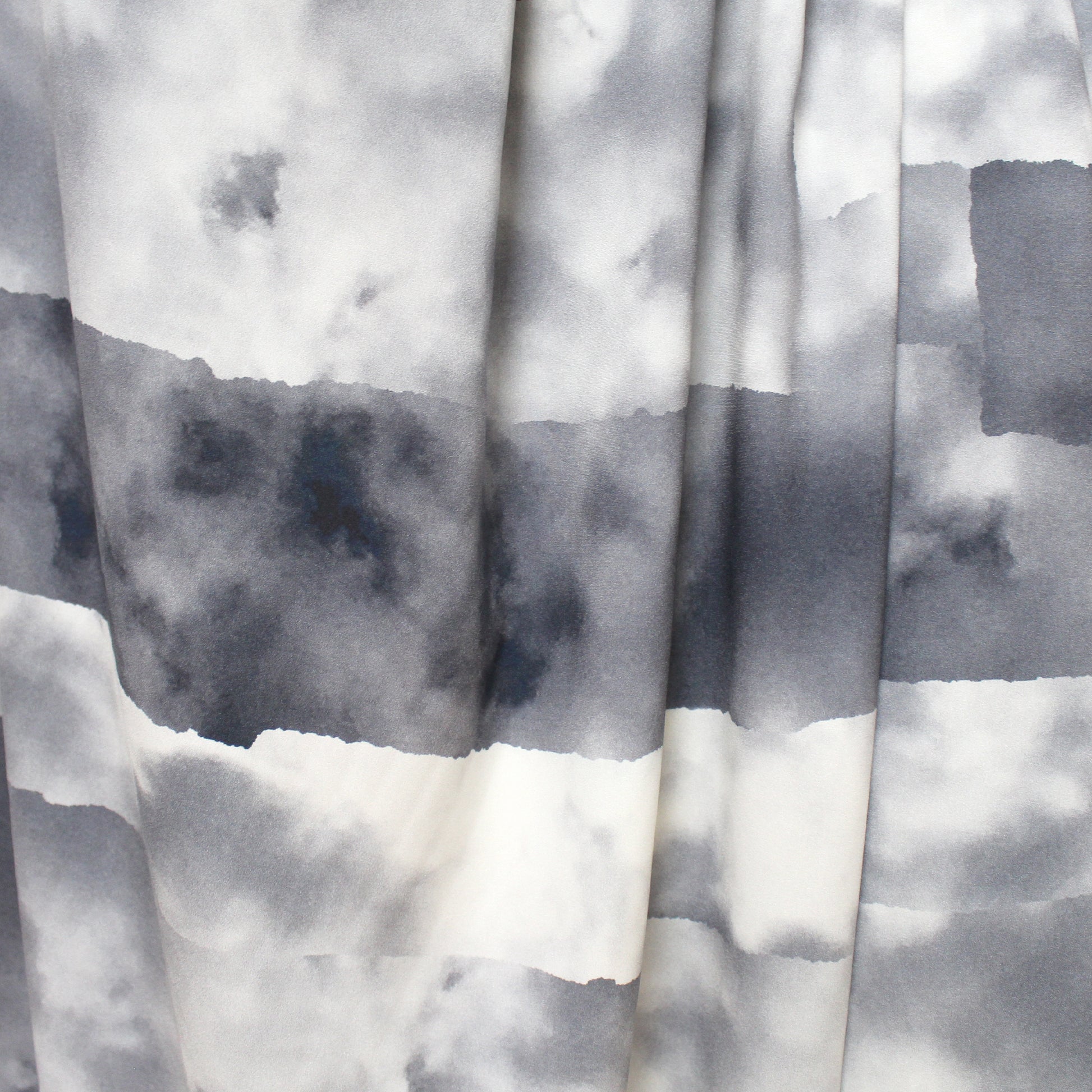 deadstock 'cloud collage' stretch silk charmeuse