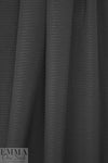 Derek L@m viscose/silk stretch textured black stripe 2.75 yd