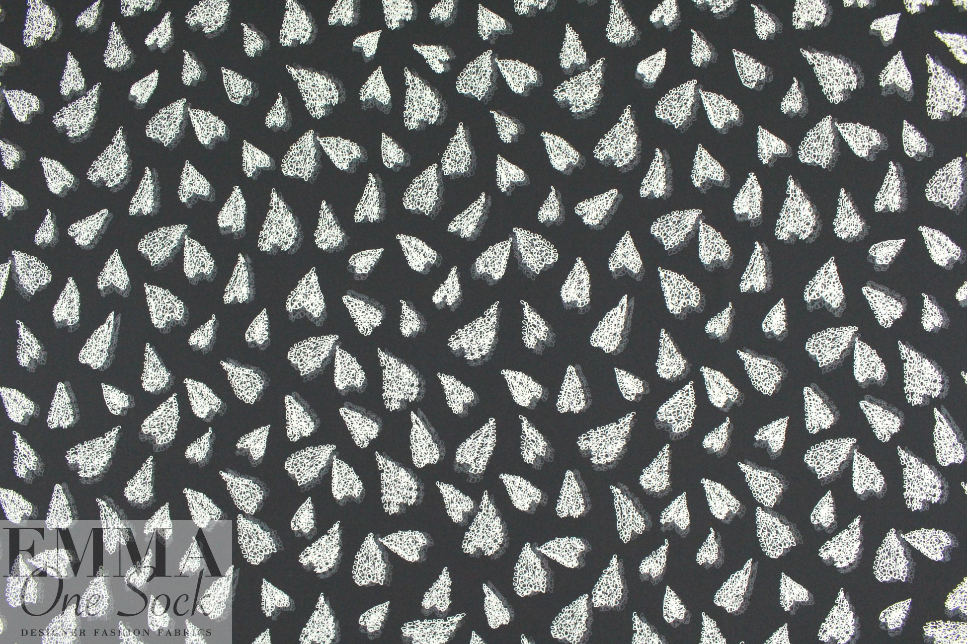 Rebecca Tayl0r 'shadow heart' stretch silk blouseweight 1.875 yd