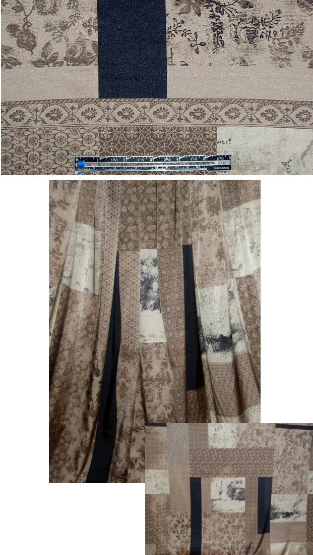 Tahari 'vintage' stretch silk charmeuse - earth
