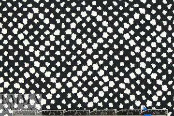 The0ry black/white dotty stretch silk woven 1.875 yd