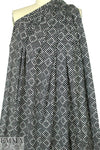 The0ry black/white dotty stretch silk woven 1.875 yd