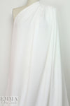 Derek L@m viscose/silk stretch textured cream stripe