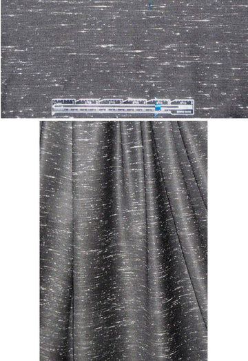 NY designer off black with slubs stretch wool suiting 1.66 yds