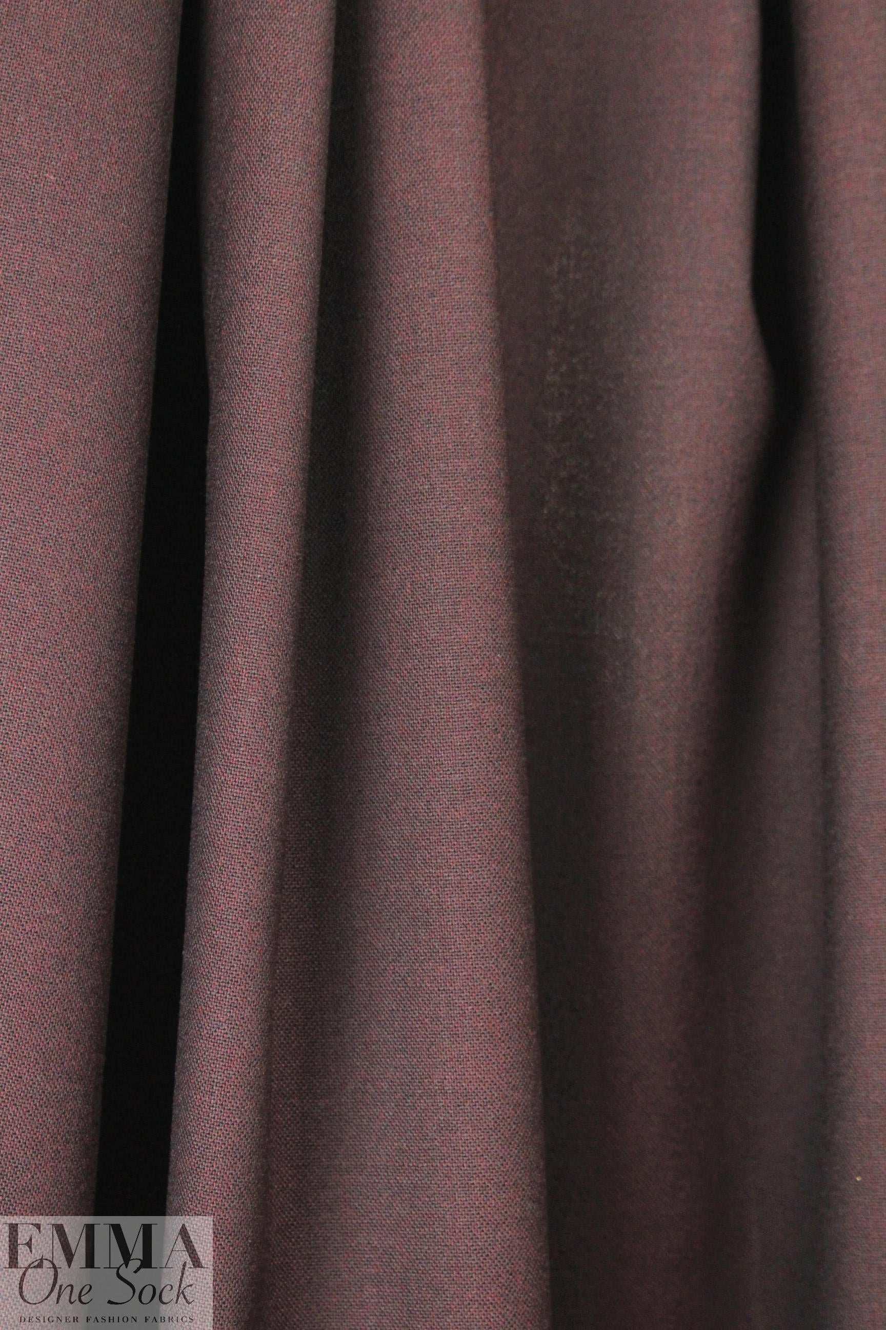 Rag & B0ne wool/spandex burgundy stretch suiting 2 yd