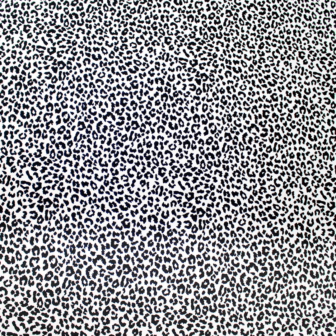 Italian 'snow leopard' stretch cotton twill 2.5 yd