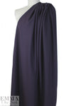 Italian stretch wool blend twill suiting - sweet grape