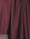 Italian stretch wool blend twill suiting - port