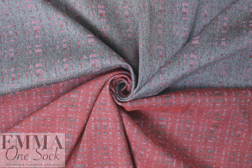 Mi11y reversible stretch jacquard suiting - rouge/denim
