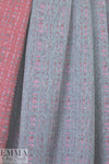 Mi11y reversible stretch jacquard suiting - rouge/denim