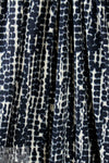 Italian waffle-textured stretch woven - cellular graphic