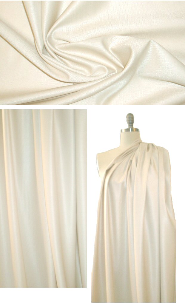 Italian tropical stretch wool blend woven - angora