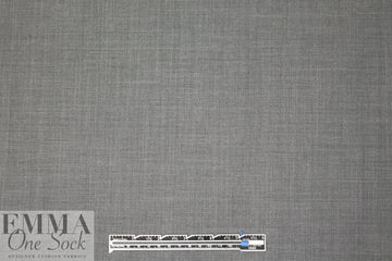 Italian stretch wool suiting - charcoal crosshatch 1.75 yd