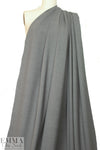 Italian stretch wool suiting - charcoal crosshatch