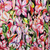 Italian 'iris garden' cotton stretch dressweight twill