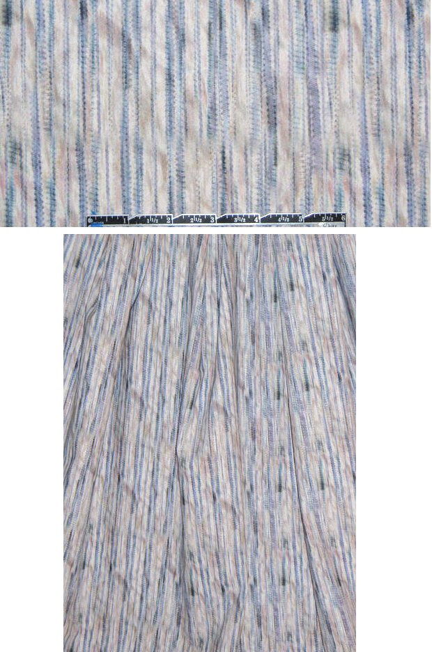 The0ry stripey abstract stretch woven - denim .70 yds