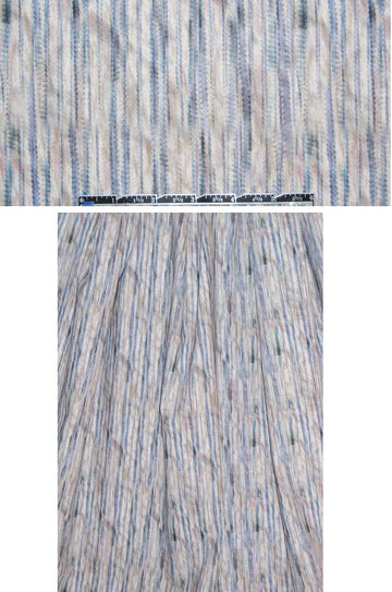 The0ry stripey abstract stretch woven - denim .70 yds