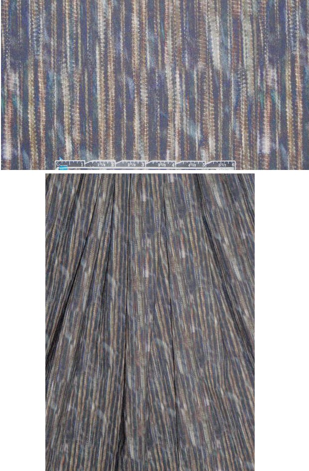 The0ry stripey abstract stretch woven - earth