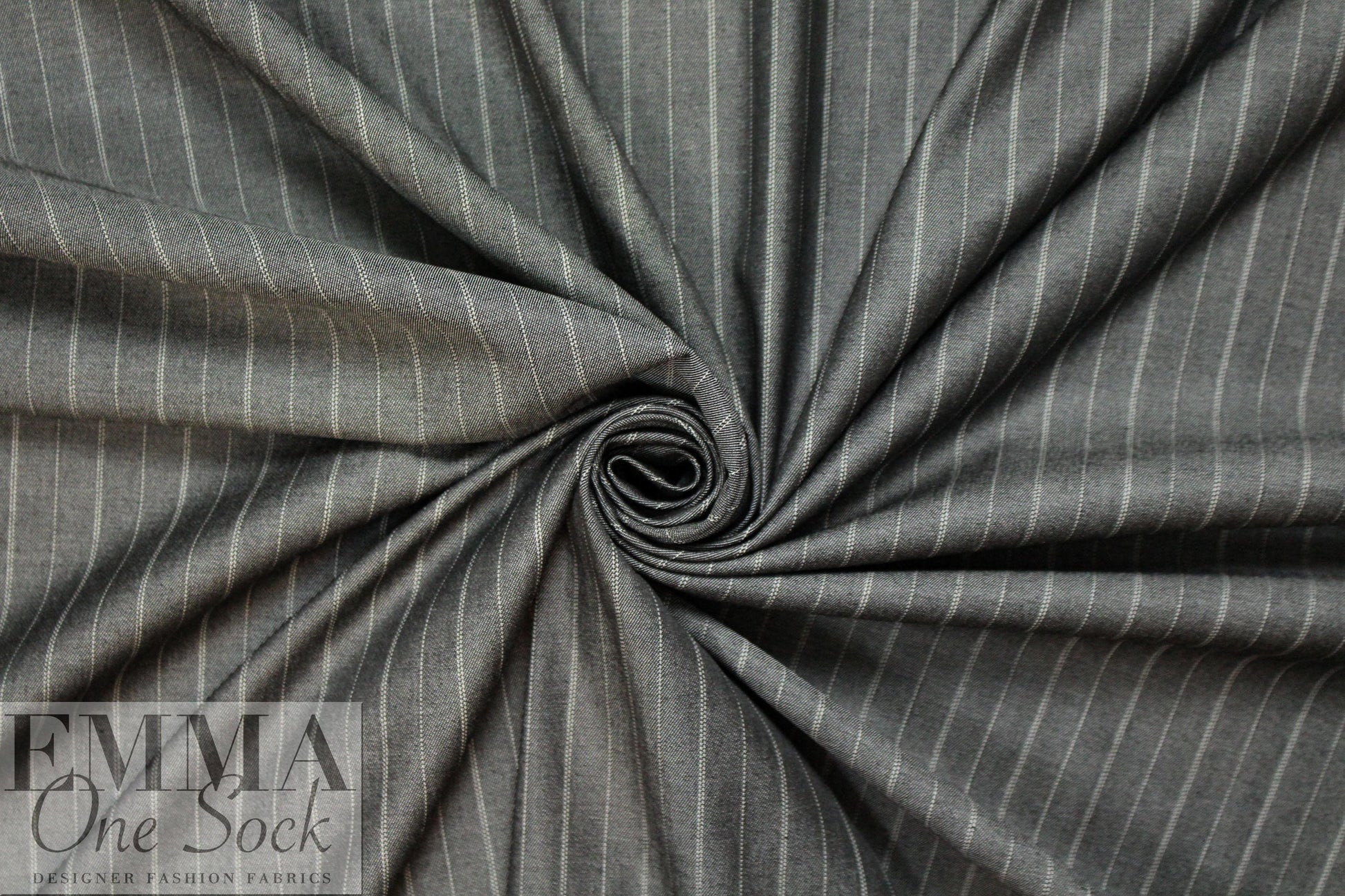 Dress to Ki11 poly blend stretch denim pinstripe