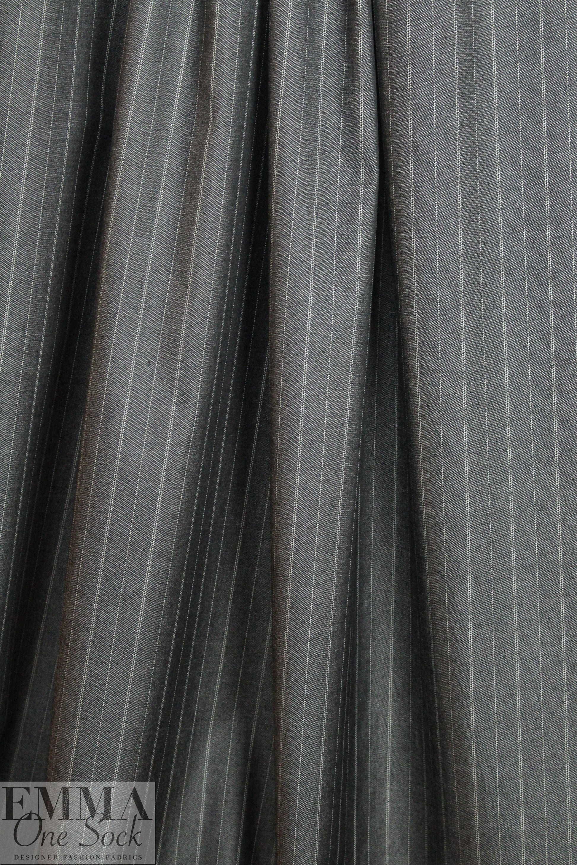 Dress to Ki11 poly blend stretch denim pinstripe