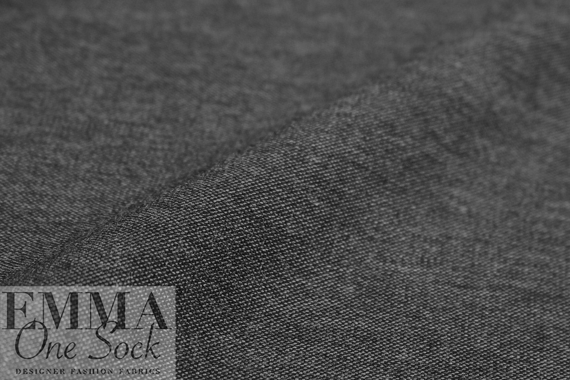 CA designer bengaline stretch cotton woven - gray/black 2.5 yd