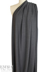 CA designer bengaline stretch cotton woven - gray/black 2.5 yd