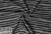 NY designer yarn-dyed, stripey cotton stretch woven 1.75 yd