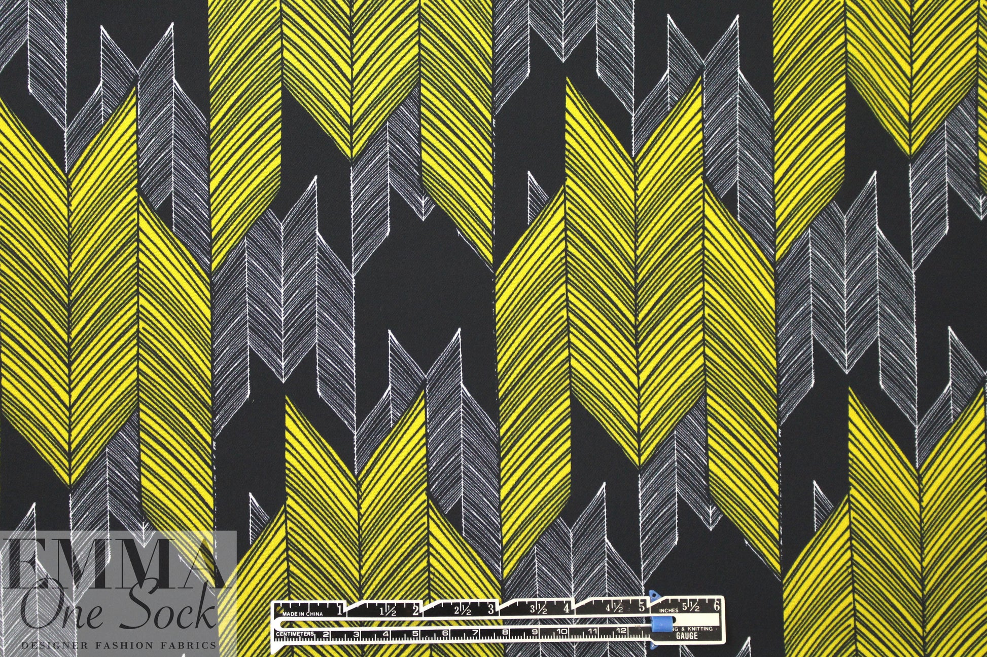 Mi11y chevron graphic viscose 'matte hybrid'
