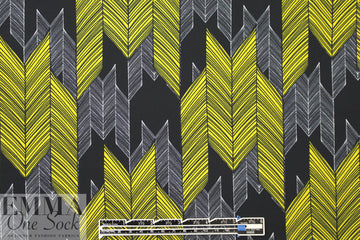 Mi11y chevron graphic viscose 'matte hybrid' 1.66 yd