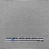 bamboo/organic cotton jersey stripe knit - charcoal/soft white 1.25 yds