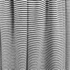 bamboo/organic cotton jersey stripe knit - charcoal/soft white 1.25 yds