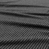 bamboo/organic cotton jersey stripe knit - charcoal/black 3 yd