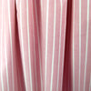 'haberdasher' vertical stripe cotton shirting - red/white