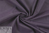 NY designer sueded texture rainwear - eggplant