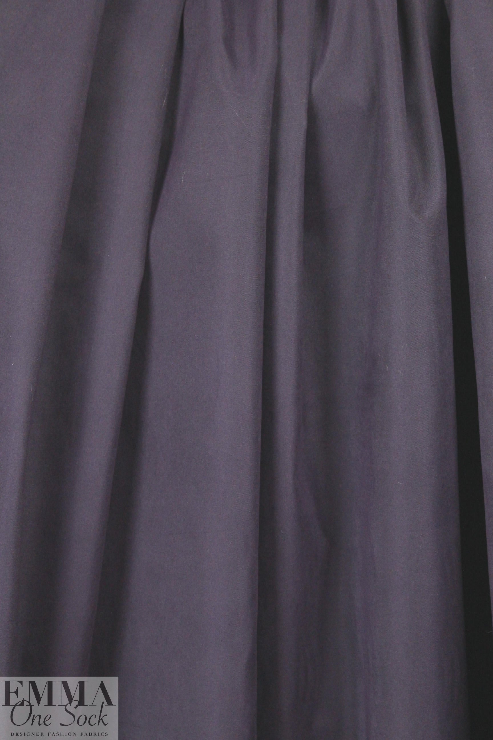 NY designer sueded texture rainwear - eggplant
