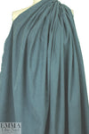 NY designer sueded texture rainwear - dusty teal