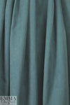 NY designer sueded texture rainwear - dusty teal 2.625 yds