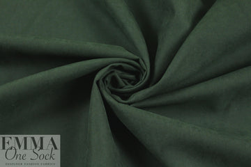 NY designer sueded texture rainwear - forest 1.75 yds